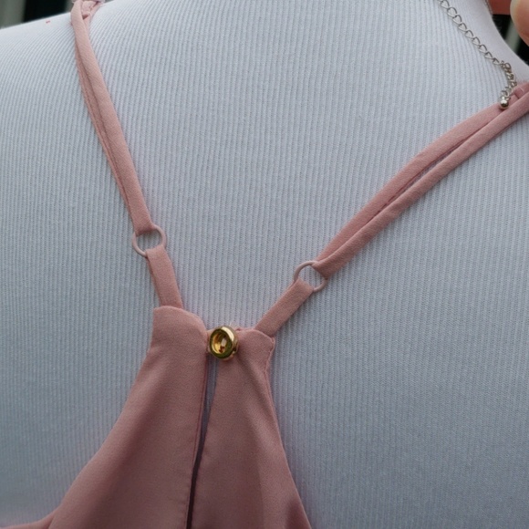 Umgee Blush Bodysuit Slit Back - Picture 8 of 8